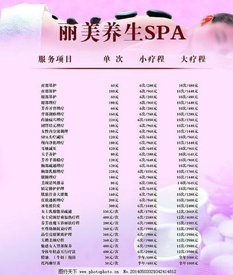 精致生活，煥發新生 XX美容SPA價格表與精選美容產品推薦